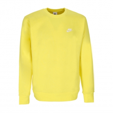 felpa girocollo uomo club crew bb YELLOW STRIKE/WHITE