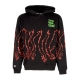 felpa cappuccio uomo dripper hoodie BLACK