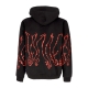 felpa cappuccio uomo dripper hoodie BLACK