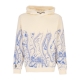 felpa cappuccio uomo botanic hoodie CREAM