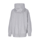 felpa cappuccio donna sportswear phoenix fleece oversized pullover hoodie DK GREY HEATHER/SAIL