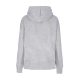 felpa cappuccio donna sportswear club fleece oversized hoodie ssnl DK GREY HEATHER/WHITE