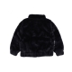 pelliccia bambina big swoosh faux fur jacket BLACK/WHITE