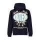 felpa cappuccio uomo hungry hoodie BLACK