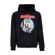 felpa cappuccio uomo ranxiuter hoodie BLACK