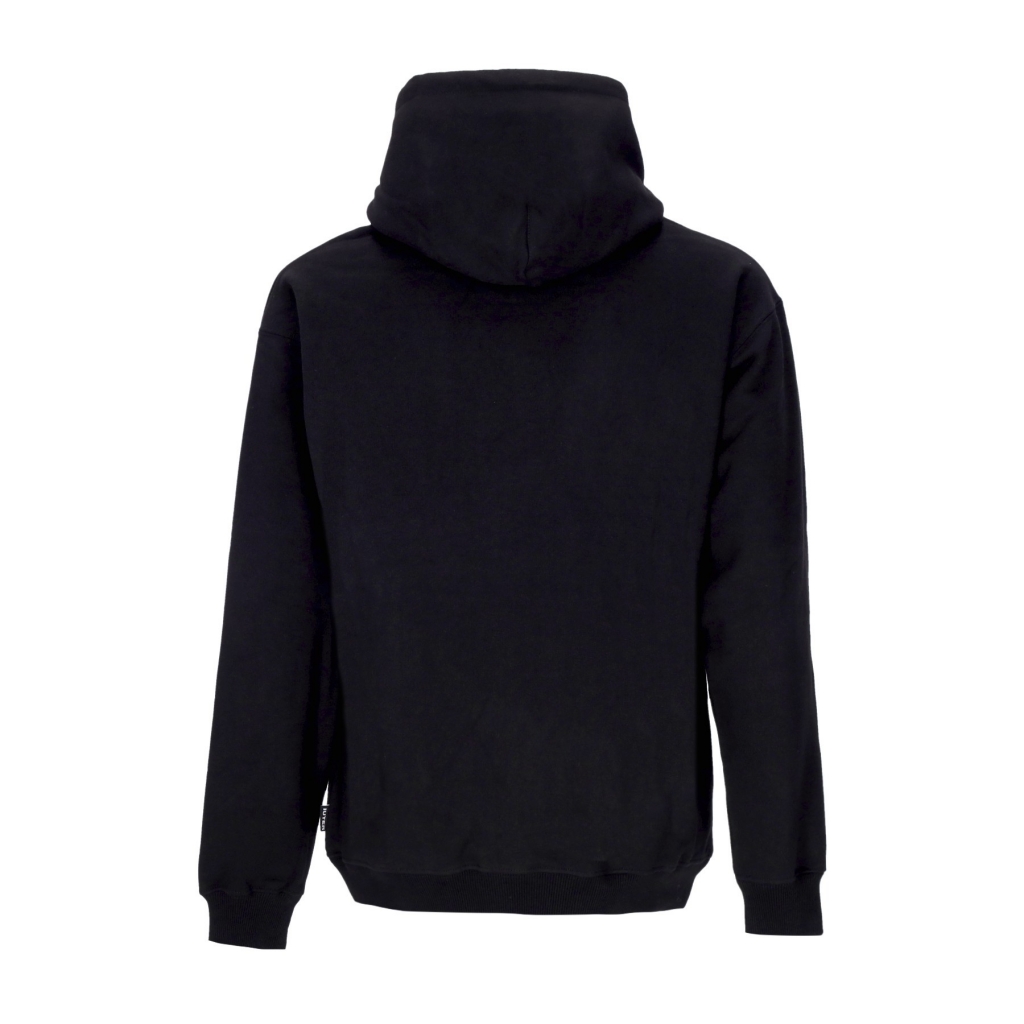 felpa cappuccio uomo ranxiuter hoodie BLACK