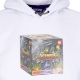 felpa cappuccio uomo blaster hoodie WHITE