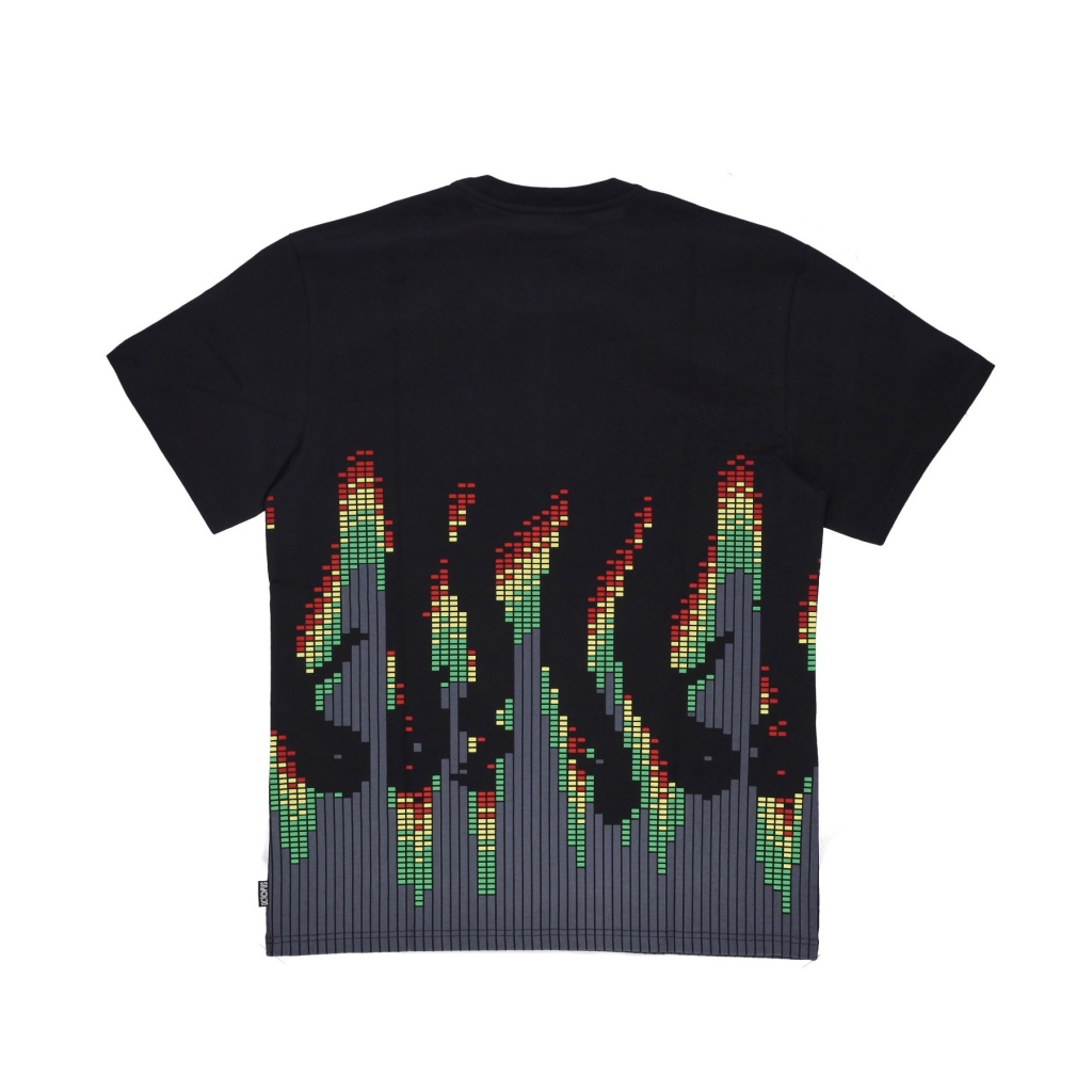 maglietta uomo sound wave tee BLACK