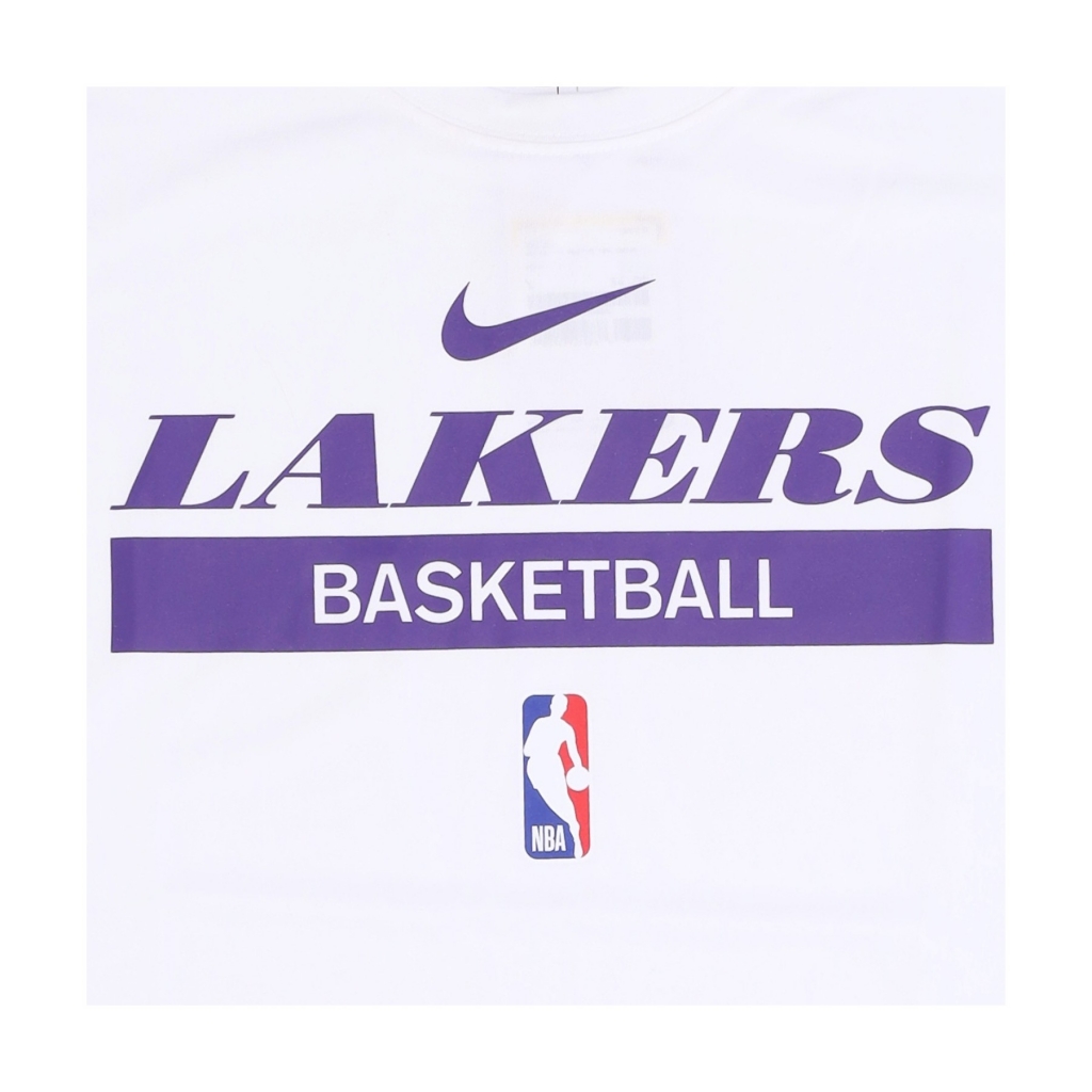 canotta uomo nba dri-fit practice tank loslak WHITE