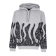 felpa cappuccio uomo stamp hoodie LIGHT GREY