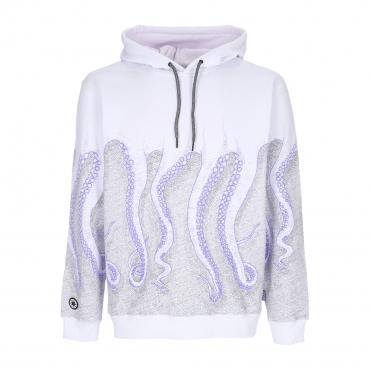 felpa cappuccio uomo milan hoodie WHITE