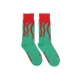 calza media uomo octopus original socks RED/GREEN