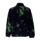 orsetto uomo tie dye fur zip neck BLACK