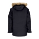 giaccone lungo uomo polar jacket BLACK