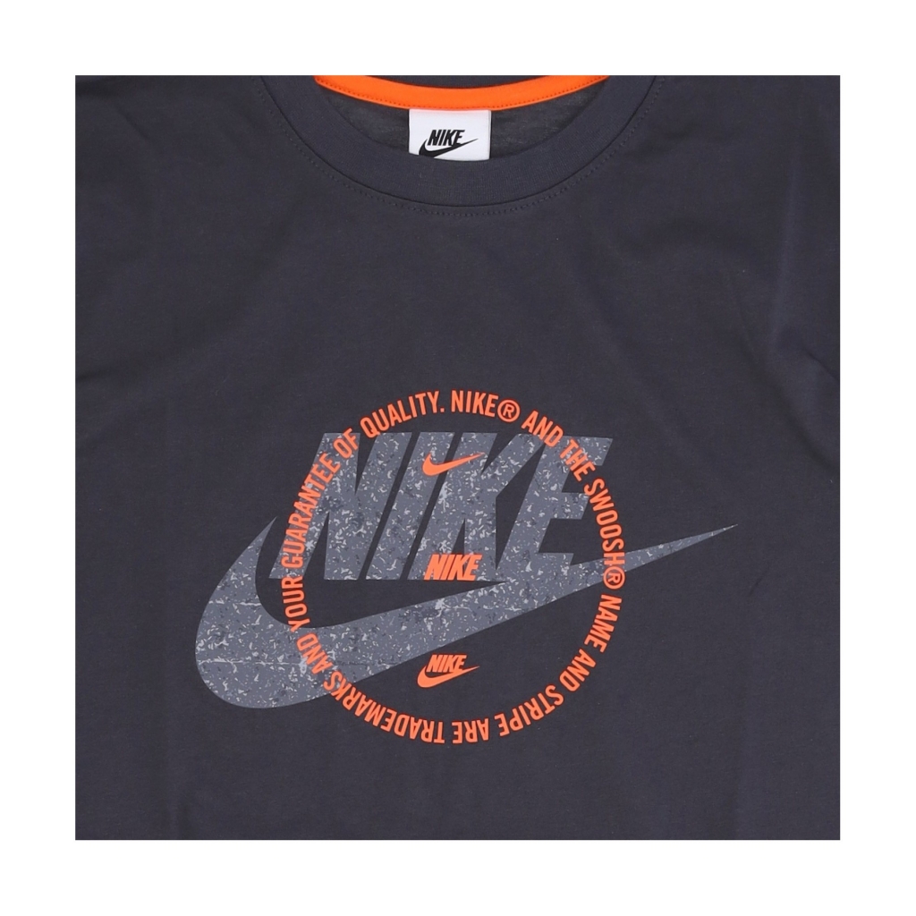 maglietta uomo spu gpx tee DK SMOKE GREY/SAFETY ORANGE