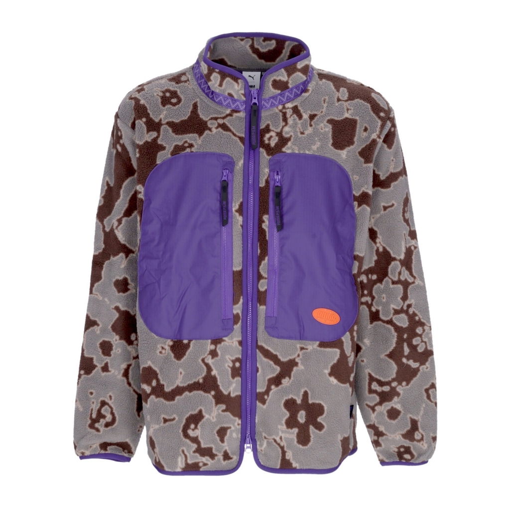 orsetto uomo polar fleece jacket x pam CLOUDBURST AOP | Bowdoo.com