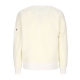 felpa girocollo uomo teddy sweater OFF WHITE