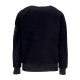 felpa girocollo uomo teddy sweater BLACK