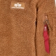 felpa cappuccio uomo teddy hoodie CAMEL