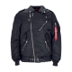 giubbotto uomo outlaw jacket BLACK