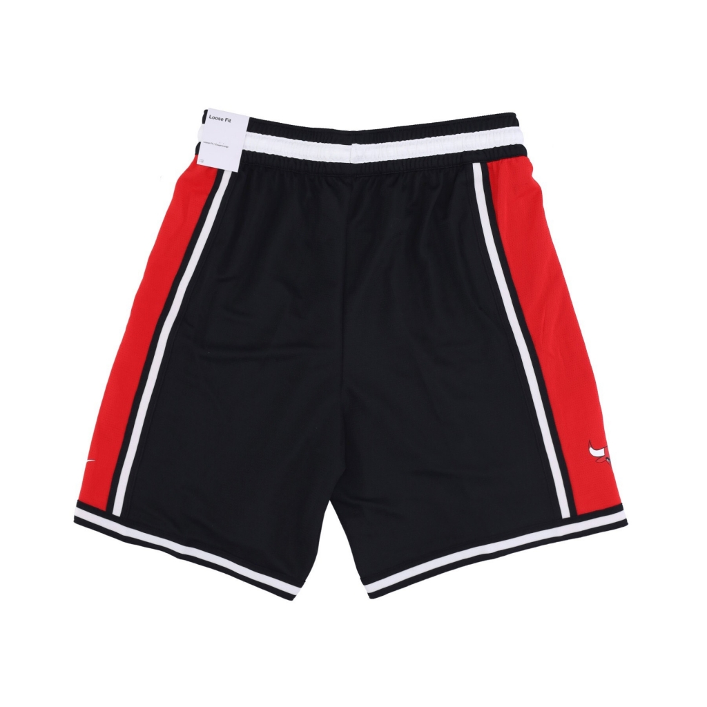 pantaloncino tipo basket uomo nba dri-fit pregnant short chibul BLACK/UNIVERSITY RED/WHITE/WHITE