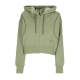 felpa cappuccio zip donna sportswear air fleece full-zip hoodie ALLIGATOR/MEDIUM OLIVE/MEDIUM OLIVE