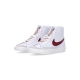 scarpa alta uomo blazer mid 77 vintage WHITE/DARK BEETROOT/GREY FOG/BLACK