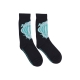 calza media uomo hungry socks BLACK