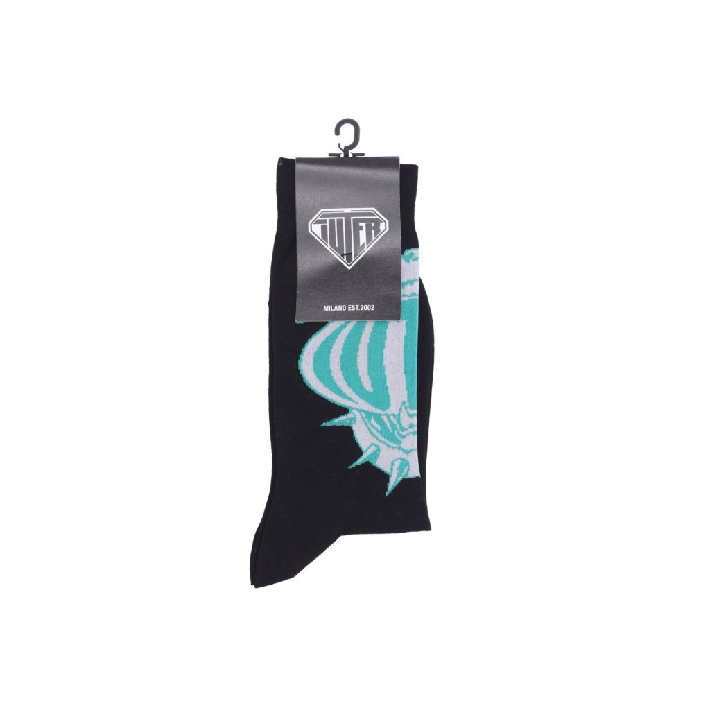 calza media uomo hungry socks BLACK