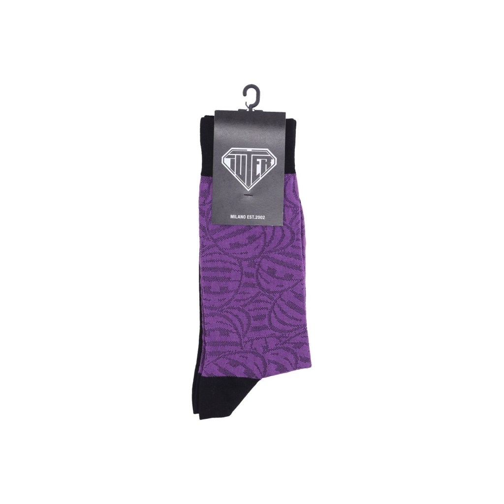 calza media uomo hungry allover socks PURPLE