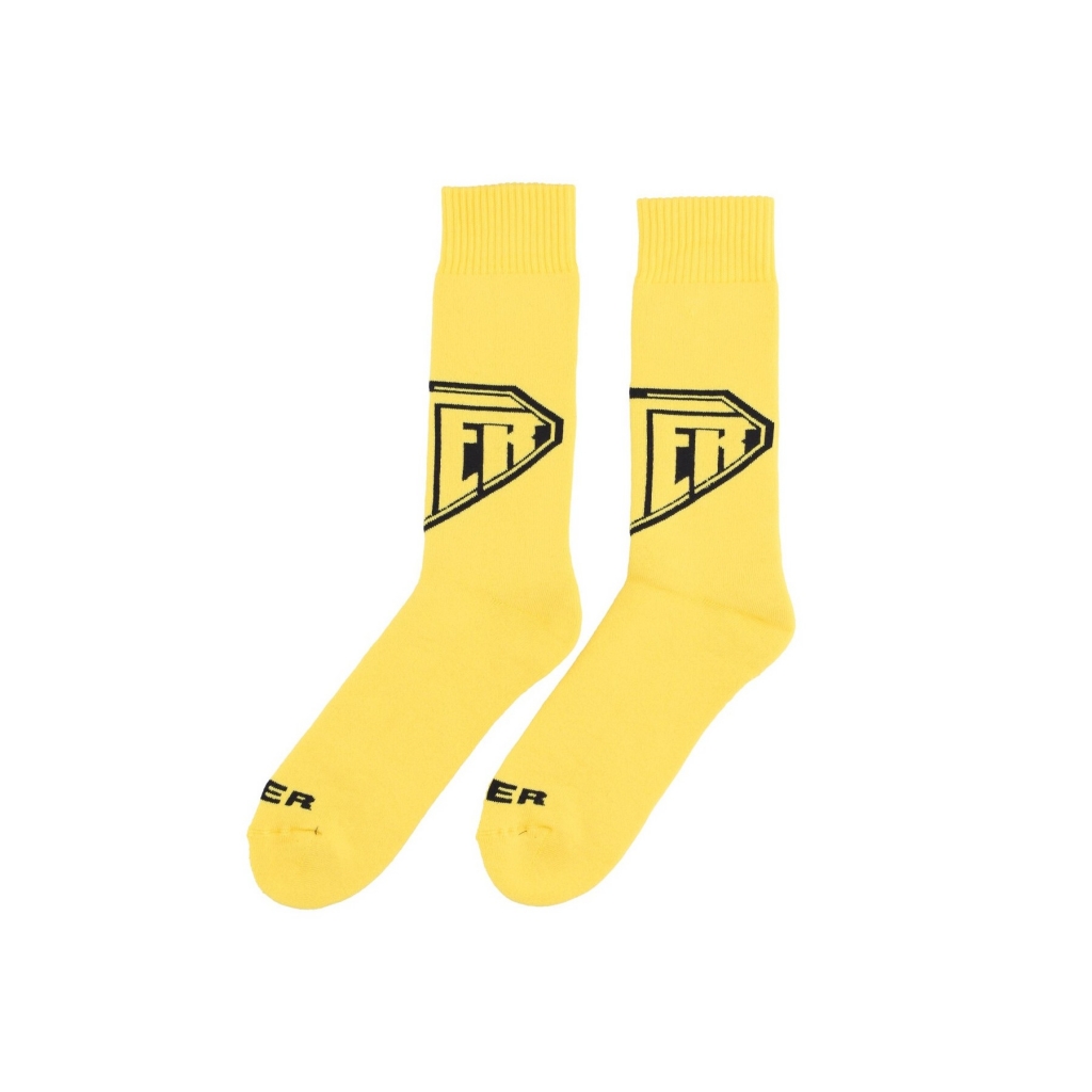 calza alta uomo logo socks YELLOW