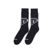 calza alta uomo logo socks BLACK