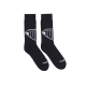 calza alta uomo logo socks BLACK