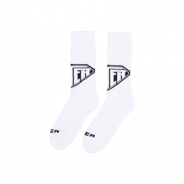 calza alta uomo logo socks WHITE