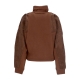 felpa collo alto donna sportswear air corduroy fleece top CACAO WOW/ALE BROWN