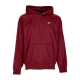 felpa cappuccio uomo sportswear circa lined winterized pullover DARK BEETROOT/COCONUT MILK