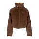 giubbotto corto donna sportswear air therma-fit corduroy winter jacket CACAO WOW/ALE BROWN/ALE BROWN