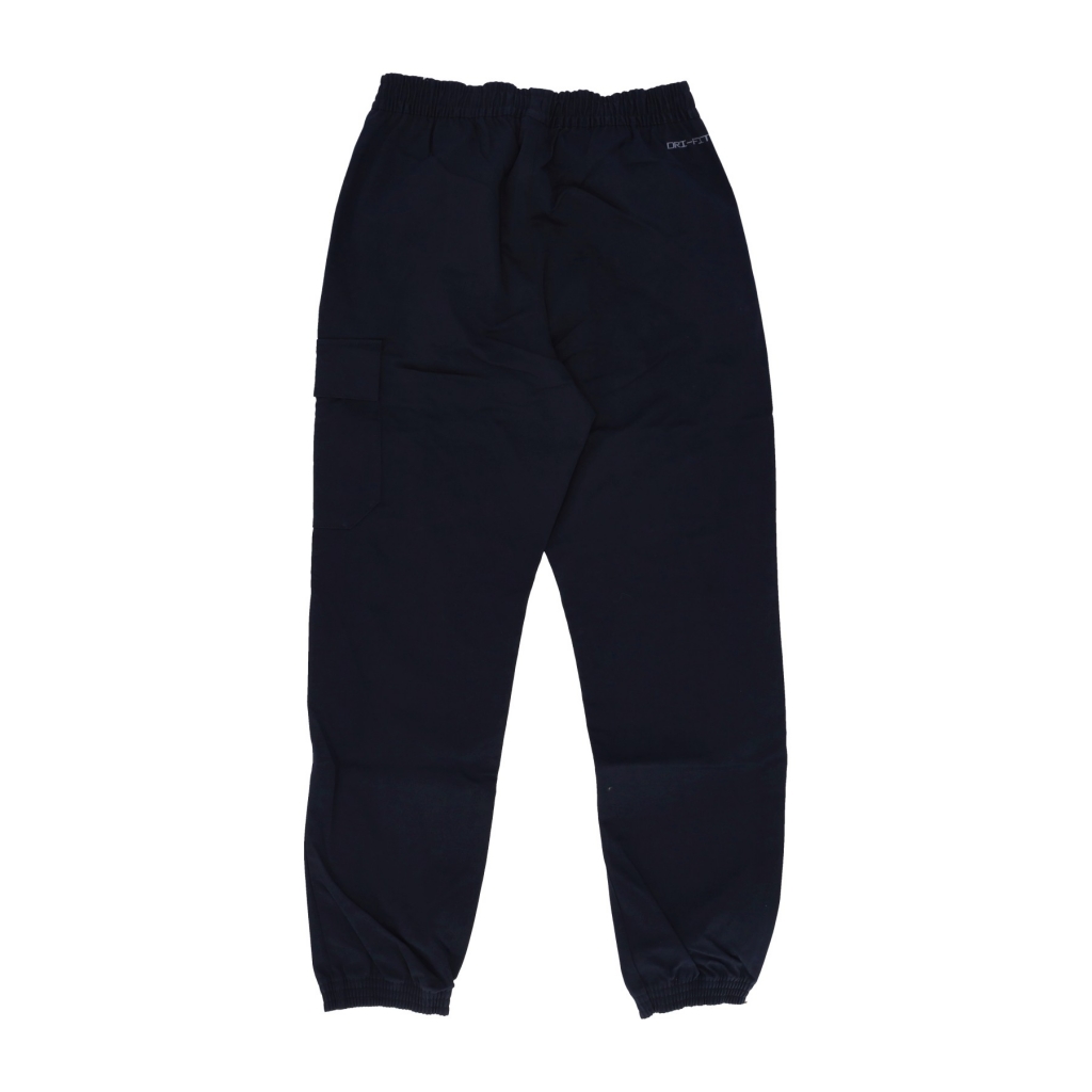 pantalone lungo uomo sportswear utility woven pant BLACK/MEDIUM BLUE