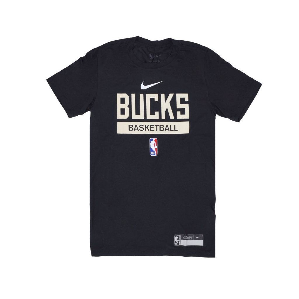 maglietta uomo nba dri-fit essential practice gpx tee milbuc BLACK