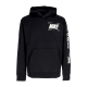 felpa cappuccio uomo sportswear hoodie si 3 open BLACK