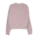 felpa girocollo corta donna sportswear phoenix fleece over-oversized crewneck DIFFUSED TAUPE/SAIL