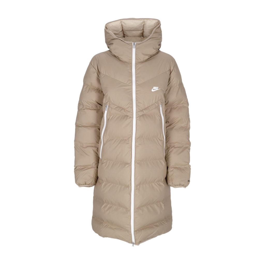 piumino lungo uomo sportswear storm-fit windrunner pl-fid hoodie parka KHAKI/RATTAN/SAIL