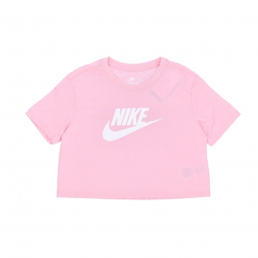 maglietta corta donna essential crop icon tee MED SOFT PINK