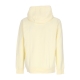 felpa cappuccio uomo club hoodie pullover basketball ALABASTER/ALABASTER/WHITE