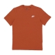 maglietta uomo club tee DARK RUSSET