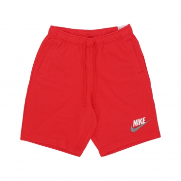 pantalone corto tuta uomo club+ short UNIVERSITY RED/UNIVERSITY RED