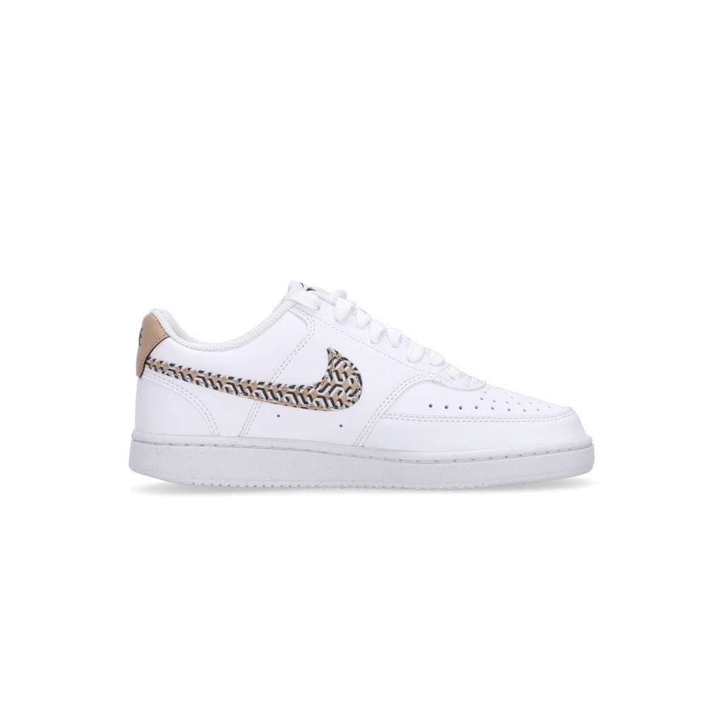 scarpa bassa donna w court vision low next nature x nike united WHITE/HEMP/BLACK/SUMMIT WHITE