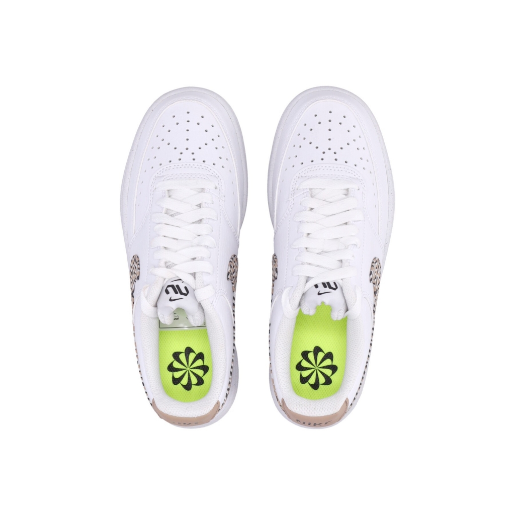 scarpa bassa donna w court vision low next nature x nike united WHITE/HEMP/BLACK/SUMMIT WHITE