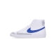 scarpa alta uomo blazer mid 77 vintage WHITE/GAME ROYAL/PURE PLATINUM