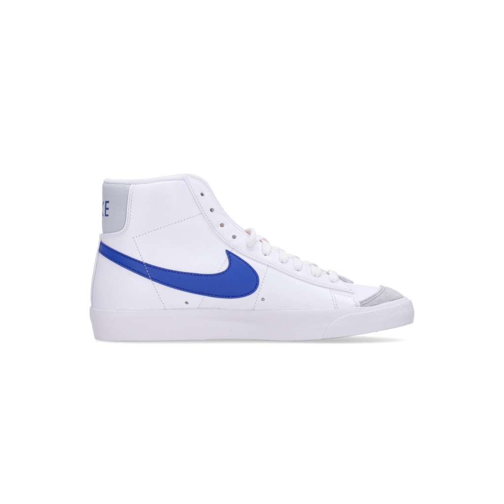 scarpa alta uomo blazer mid 77 vintage WHITE/GAME ROYAL/PURE PLATINUM